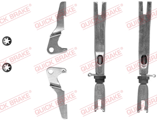 Kit dispositivo di registrazione, freno a tamburo - 102 53 010 QUICK BRAKE